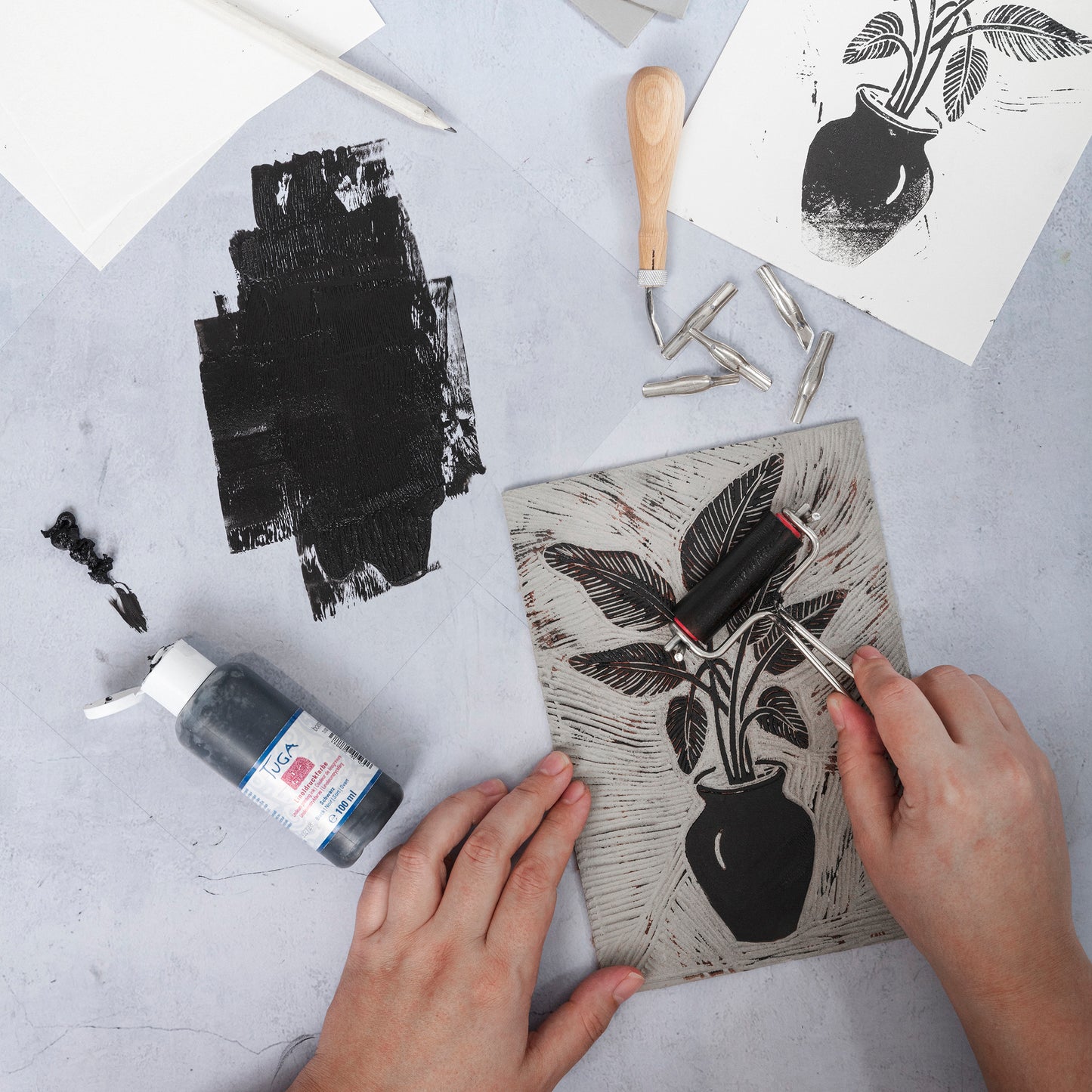 WORKSHOP: LINOLEUMSTRYK
