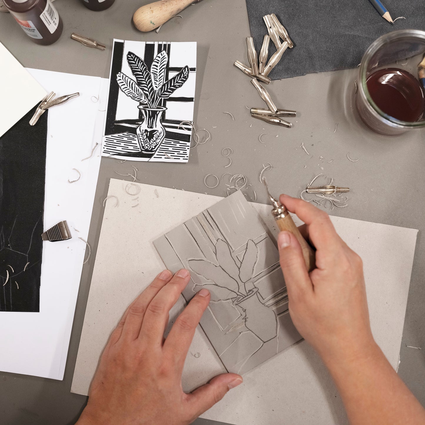 WORKSHOP: LINOLEUMSTRYK