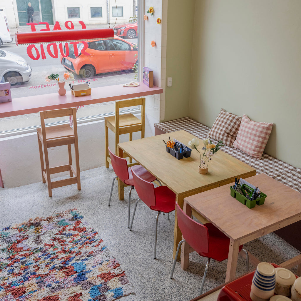 book bord i kreacaféen