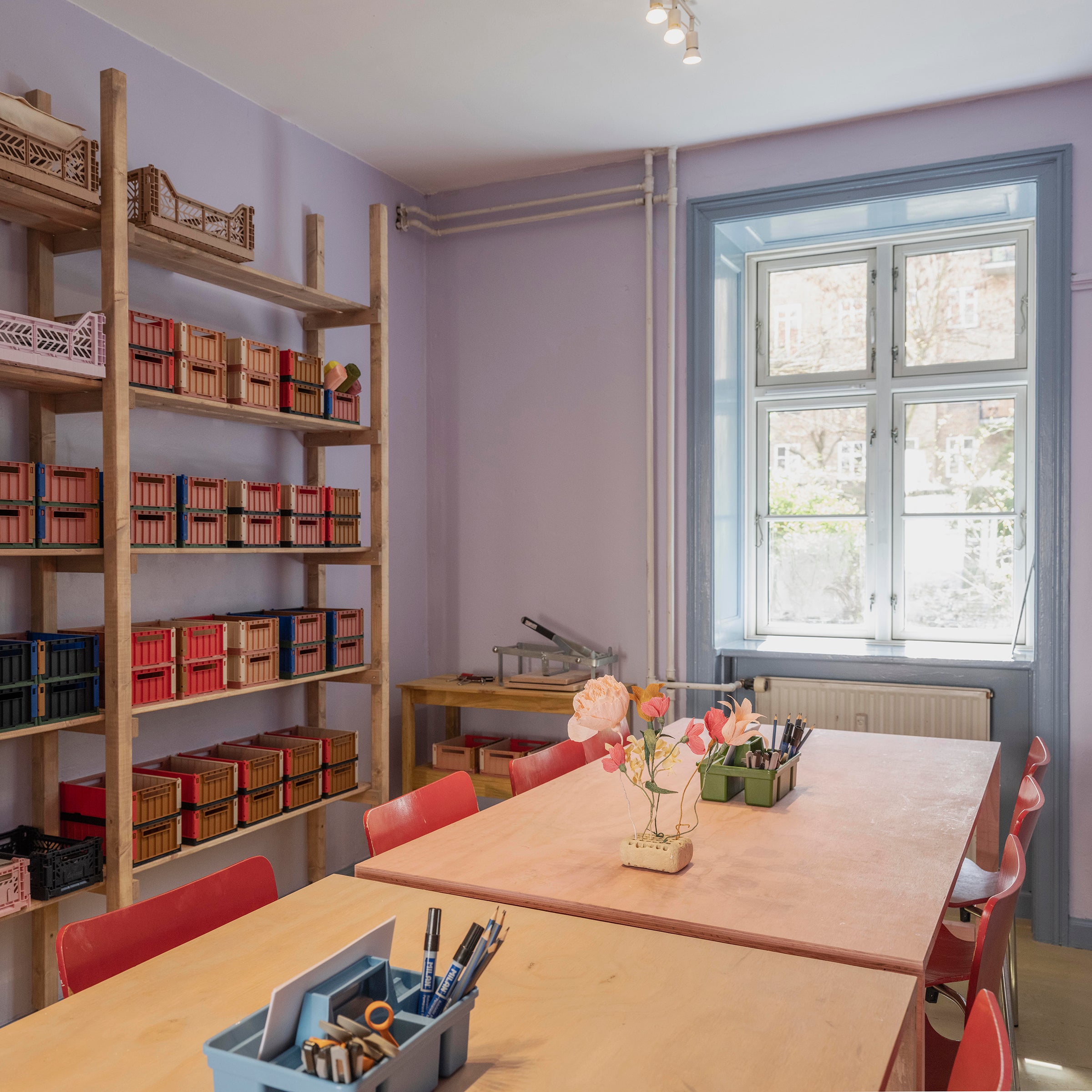 book bord i kreacaféen